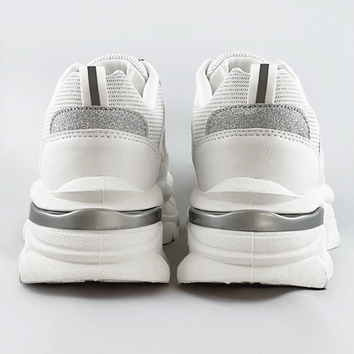 Sznurowane buty sportowe damskie białe (lu-3)