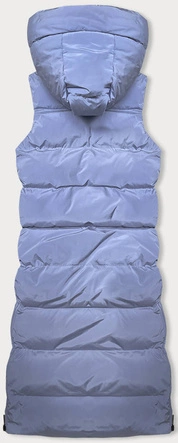 Gruba kamizelka damska wrzos (23-008)