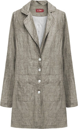 CIENKI PŁASZCZYK KAKAOWY (1295)