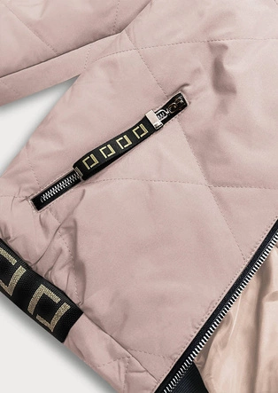 Damska kurtka bomberka jasnobeżowa (B8098-51)