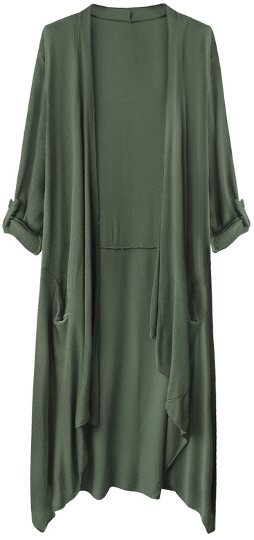 CIENKA NARZUTKA Z KIESZENIAMI KHAKI (248ART)