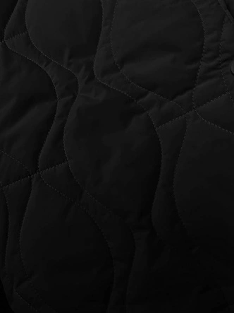 Damski płaszcz oversize czarny (5M3177-392)