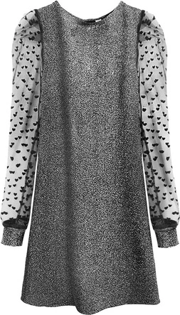 BROKATOWA SUKIENKA SREBRNA (526/2ART)