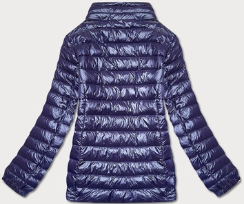 Lekka pikowana kurtka damska granatowa (5M706-215)