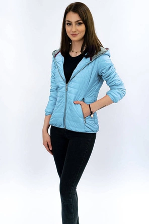 Kurtka z kapturem błękitna (dl011)