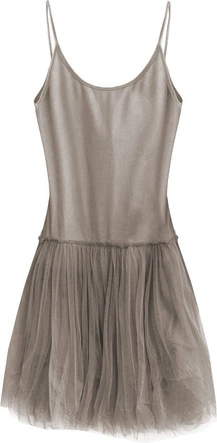 SUKIENKA MINI Z TIULEM MOKKA (2238/1)