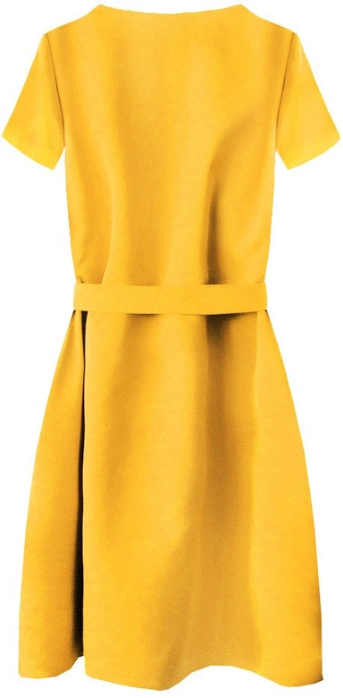 OŁÓWKOWA SUKIENKA ŻÓŁTA 1 (309ART)