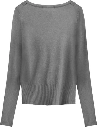 SWETEREK Z FALBANĄ CIEMNOSZARY (1522)