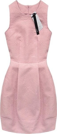 SUKIENKA Z TŁOCZONYM WZOREM RÓŻOWA (3121)