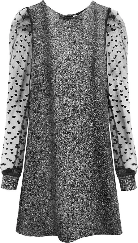 BROKATOWA SUKIENKA SREBRNA (526/2ART)