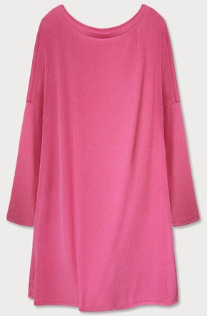 SUKIENKA Z OPUSZCZANYM RAMIENIEM RÓŻOWA (667ART)