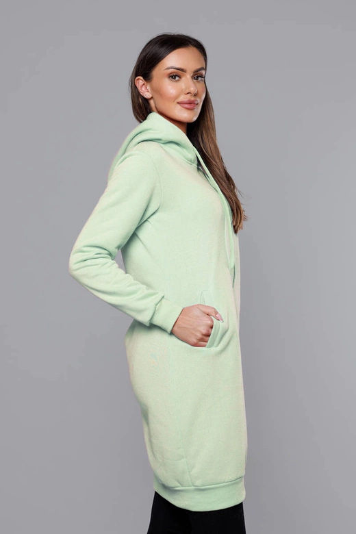 Długa bluza dresowa pistacjowa (YS10005-39)
