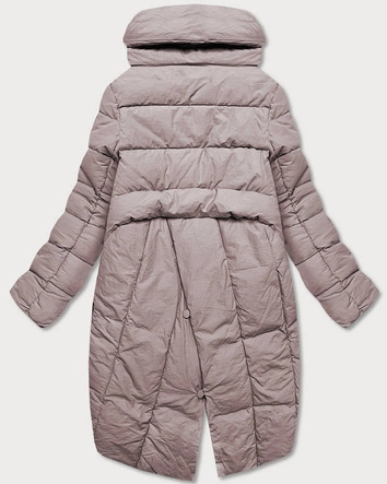 KURTKA DAMSKA OVERSIZE BEŻOWA (1551)