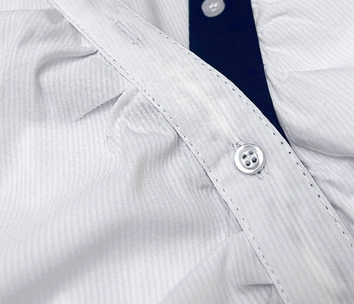 BLUZKA BODY W PASKI BIAŁA (AWT0213)