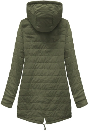 DWUSTRONNA PARKA Z KAPTUREM KHAKI (W0233BIG)