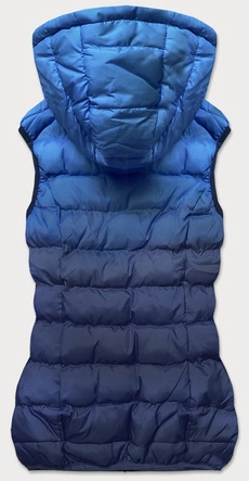 Pikowany bezrękawnik damski granatowy (hv-1512)