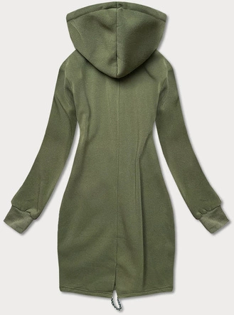 Krótka tunika dresowa  khaki (amg856a)