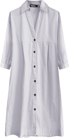 DŁUGA BAWEŁNIANA KOSZULA WRZOSOWA (X1033X)