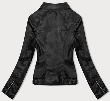 Ramoneska z imitacji skóry czarna (11Z8062)