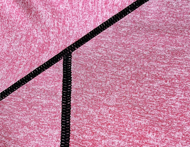 Sportowy t-shirt damski różowy (A-2158)