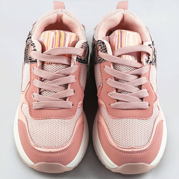 Sportowe buty damskie różowe (6348)