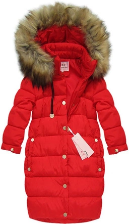 PIKOWANA KURTKA Z RĘKAWEM 3/4 CZERWONA (W610)