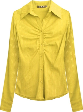 ELEGANCKA KOSZULA ŻÓŁTA (1084)