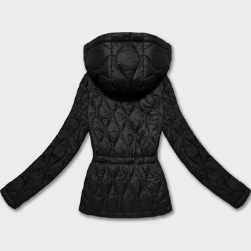 Lekka kurtka damska z kapturem Minority czarna (B25-510-1)