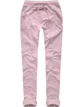 DRESOWE SPODNIE CHINOS PUDROWY RÓŻ (6914)