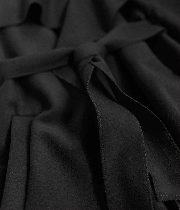 MINIMALISTYCZNY PŁASZCZ CZARNY (678ART)