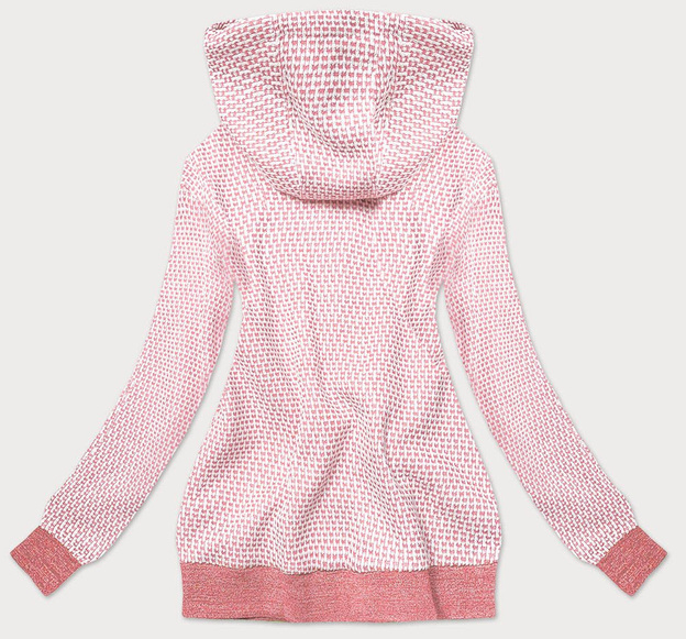 OCIEPLANA BLUZA DAMSKA RÓŻOWA (58043)