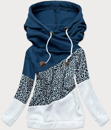 bluza sportowa niebiesko-biała (714art)