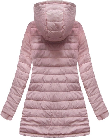 DWUSTRONNA KURTKA Z KAPTUREM GRANATOWA (W625/1)