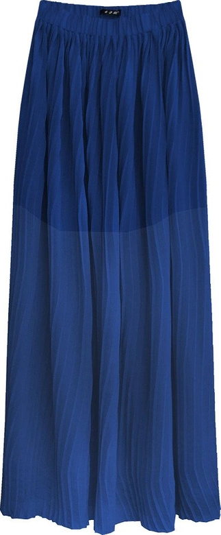 PLISOWANA SPÓDNICA MAXI CHABROWA (9237)