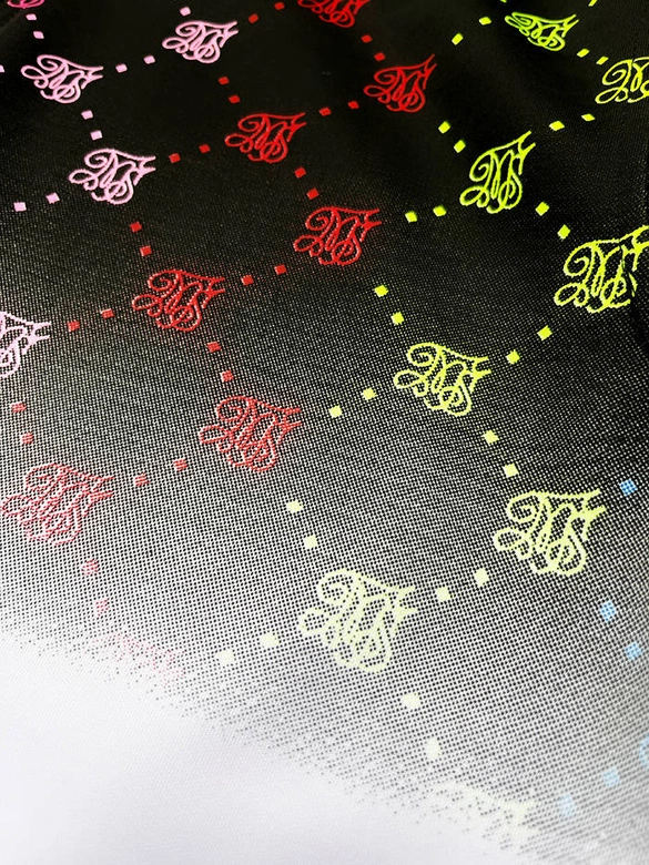 Rozpinana bluza męska z kolorowym nadrukiem czarno-biała (8B989-1)