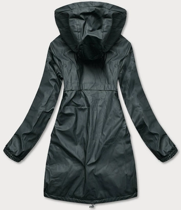 WODOODPORNA KURTKA DAMSKA TYPU SZTORMIAK CZARNOZIELONA (H1000-01)