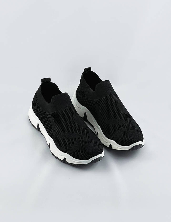 Sportowe buty damskie czarne (ym-168)