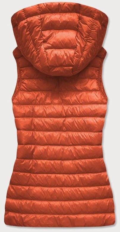 Pikowana kamizelka damska ceglana (23039-252)