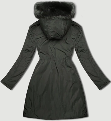 Przejściowa dwustronna kurtka damska J Style army-czarna (16M9159-136)