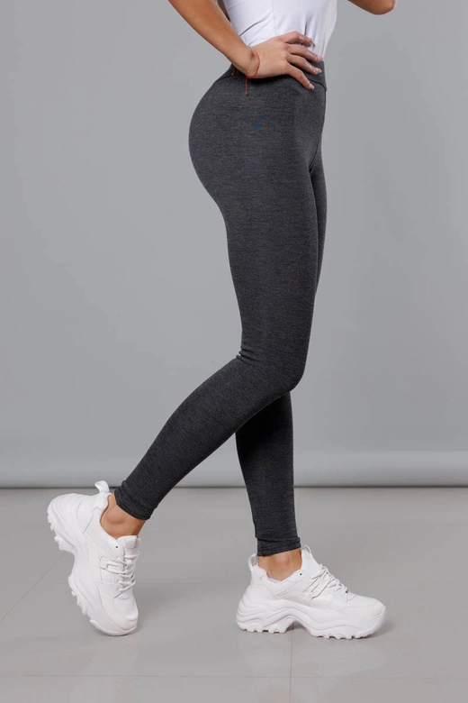 Sportowe legginsy ciemny szary (YW001)