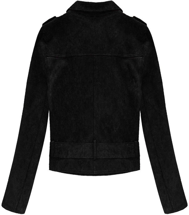 ZAMSZOWA RAMONESKA Z KLAMRĄ CZARNA (3Y125)