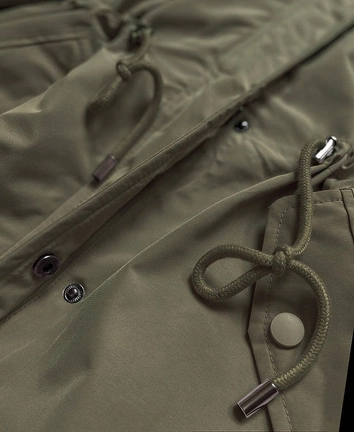 KURTKA - PARKA DAMSKA KHAKI (6853)