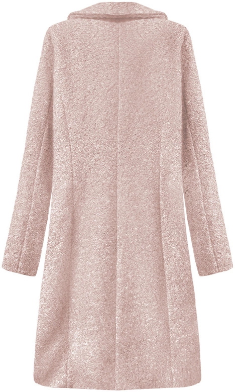 DWURZĘDOWY PŁASZCZ BARANEK ANTYCZNY RÓŻ (18760)