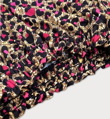 BLUZA DAMSKA ZE ŚCIĄGACZAMI PANTERKA (655ART)