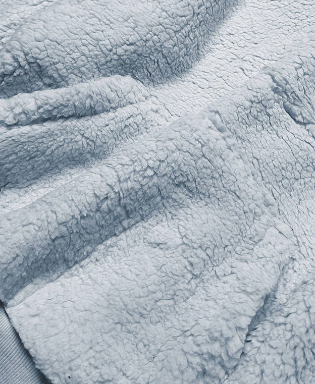 Ciepły komplet dresowy damski miś błękitny (YP-1104)