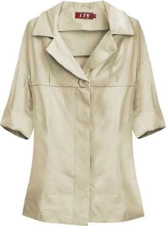 ŻAKIET Z RĘKAWEM 3/4 BEŻOWY (319/1ART)