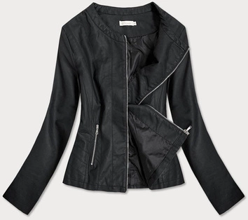 MATOWA RAMONESKA Z EKOSKÓRY CZARNA (TD8116)