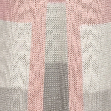 DŁUGI SWETER Z KAPTUREM RÓŻOWO-SZARY (122ART)