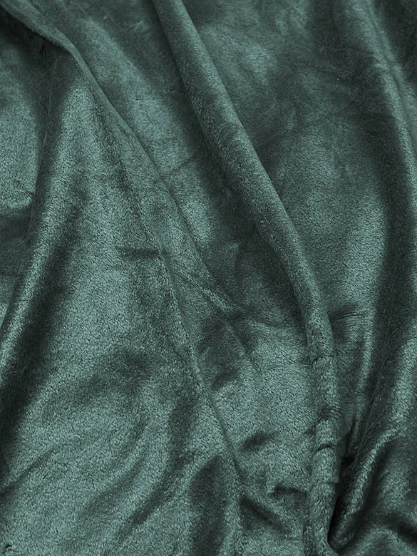 DŁUGA ZIMOWA KURTKA DAMSKA CIEMNO ZIELONA (2M-033)