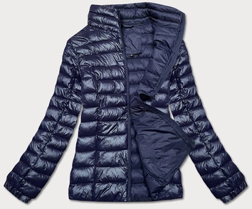 Lekka pikowana kurtka damska ciemny granat (5M706-224)